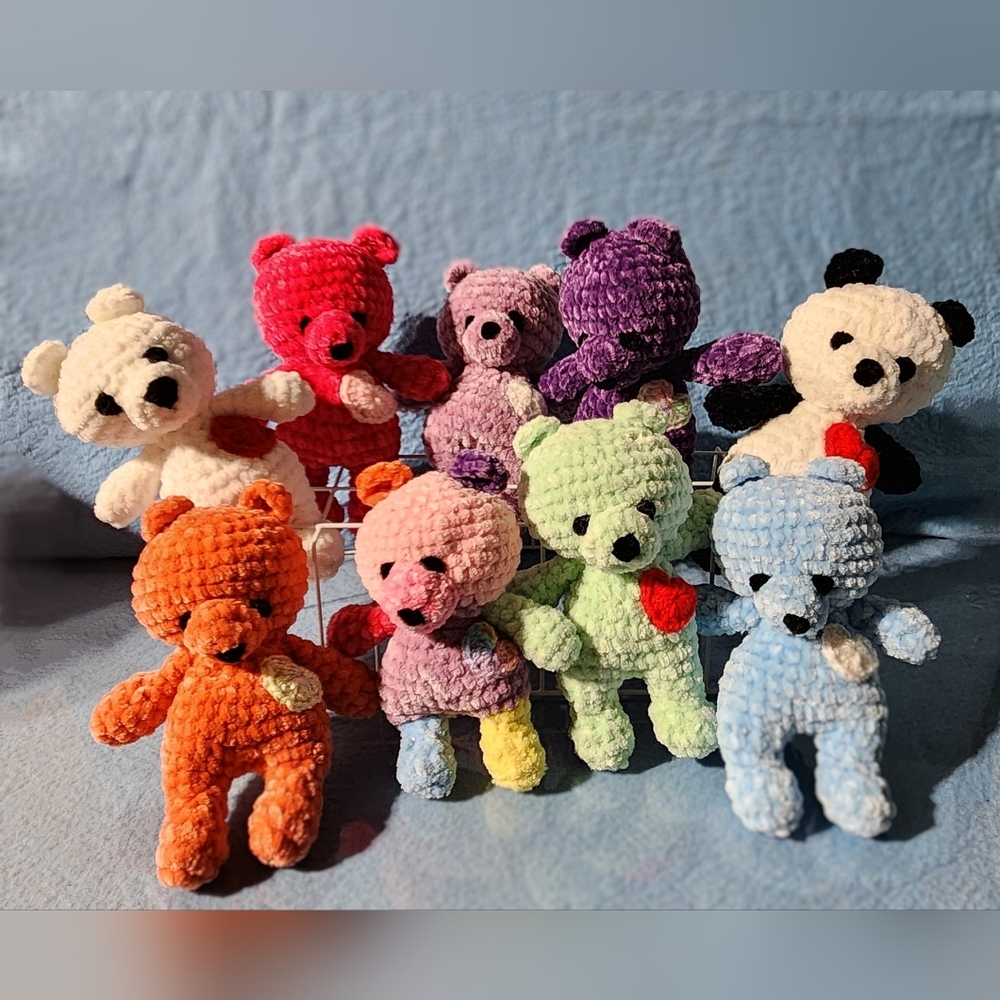 Vibrant Plush Bear Toys